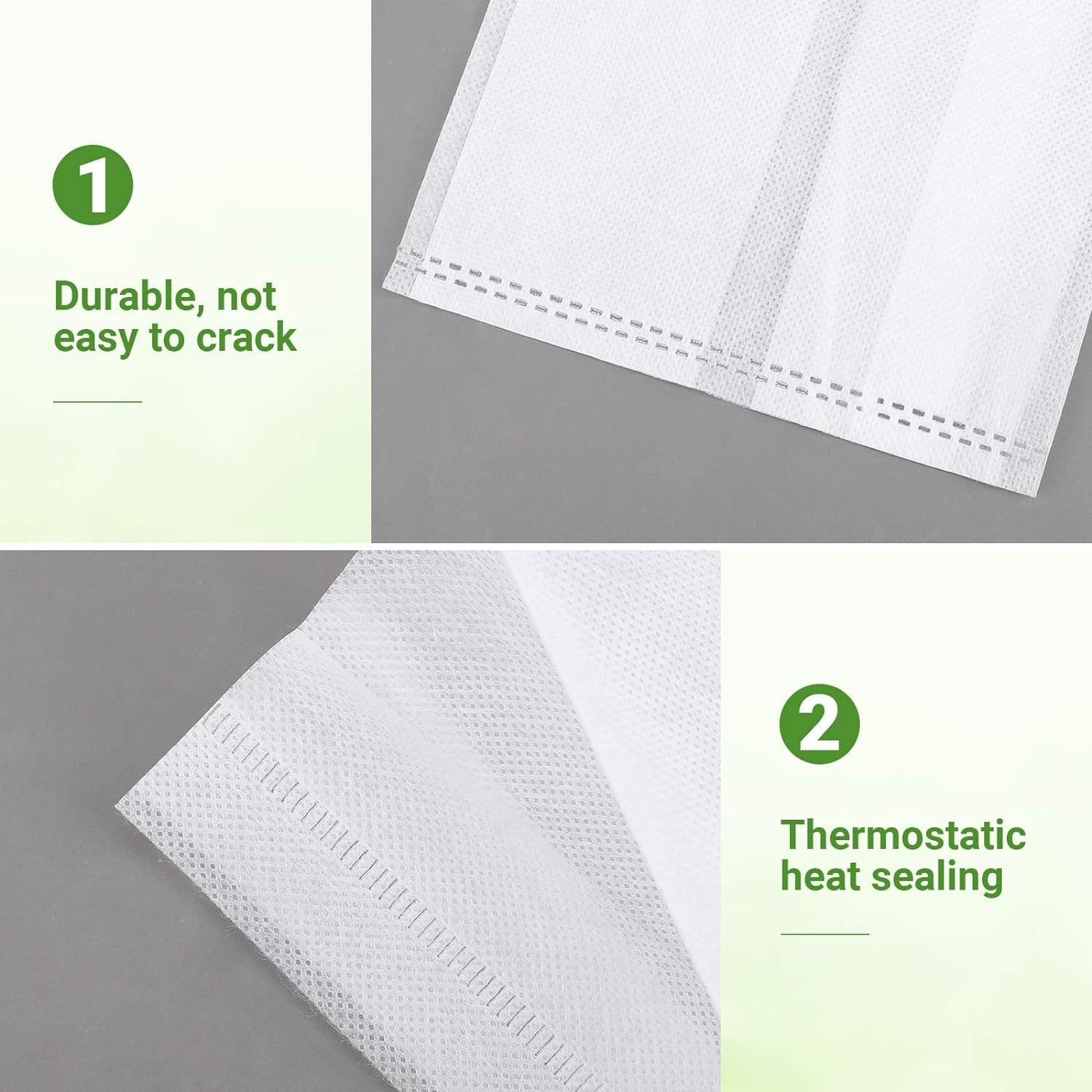Breathable Plant Seedling Bags 14x16cm / Top: 8x12cm 100Pcs Non-Woven Fabric Growing Bags Breathable Plant Seedling Bags 14x16cm / Top: 8x12cm 100Pcs Non-Woven Fabric Growing Bags